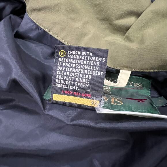 Vintage Orvis Fly Fishing Field Gore Tex Jacket Hooded Tan M Gorpcore Outdoors - Picture 8 of 16